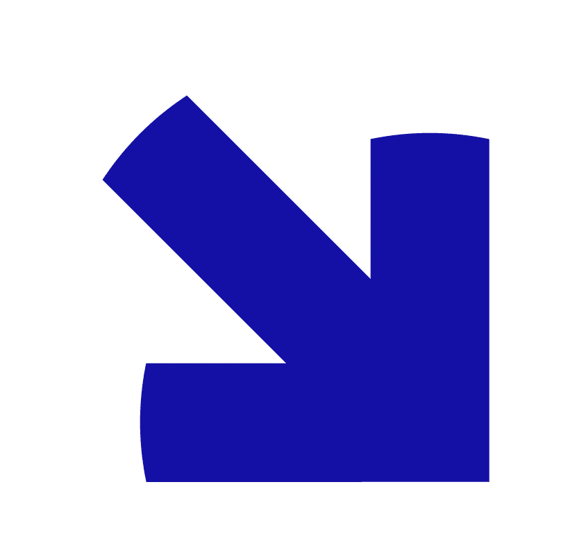 Pijl blauw Pijl blauw
