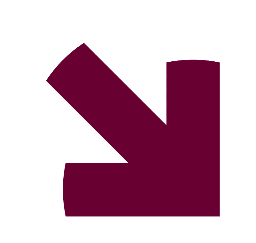 Pijl donkerrood Pijl donkerrood